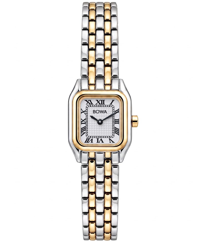Годинник Жіночий BOWA Lisbon White Silver-Gold Black-Tone Steel 20