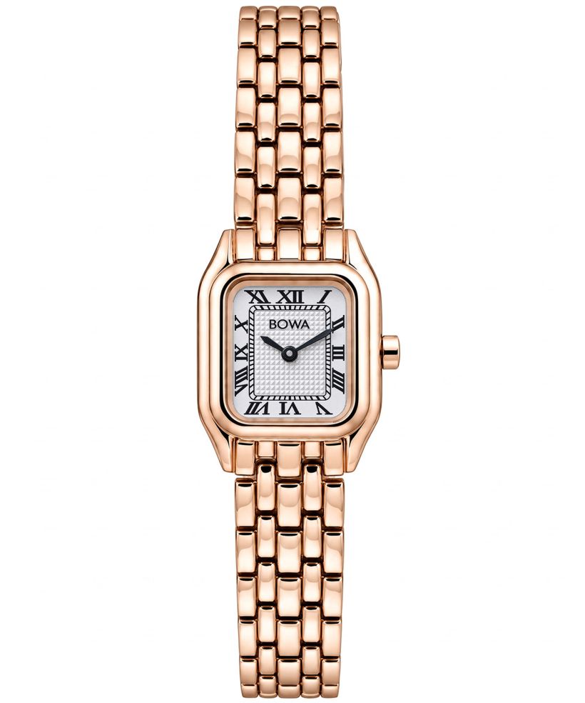 Годинник Жіночий BOWA Lisbon White-Rose Gold Black-Tone Steel 20
