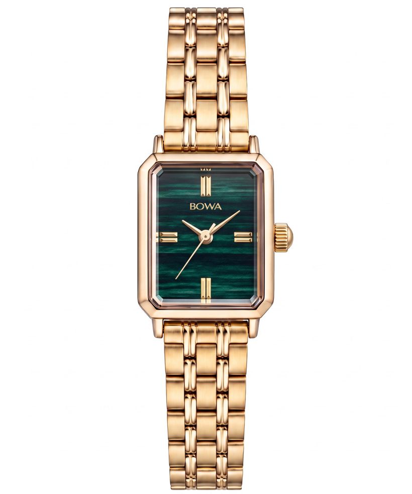 Годинник Жіночий BOWA Venice Petite Green-Gold Steel 20
