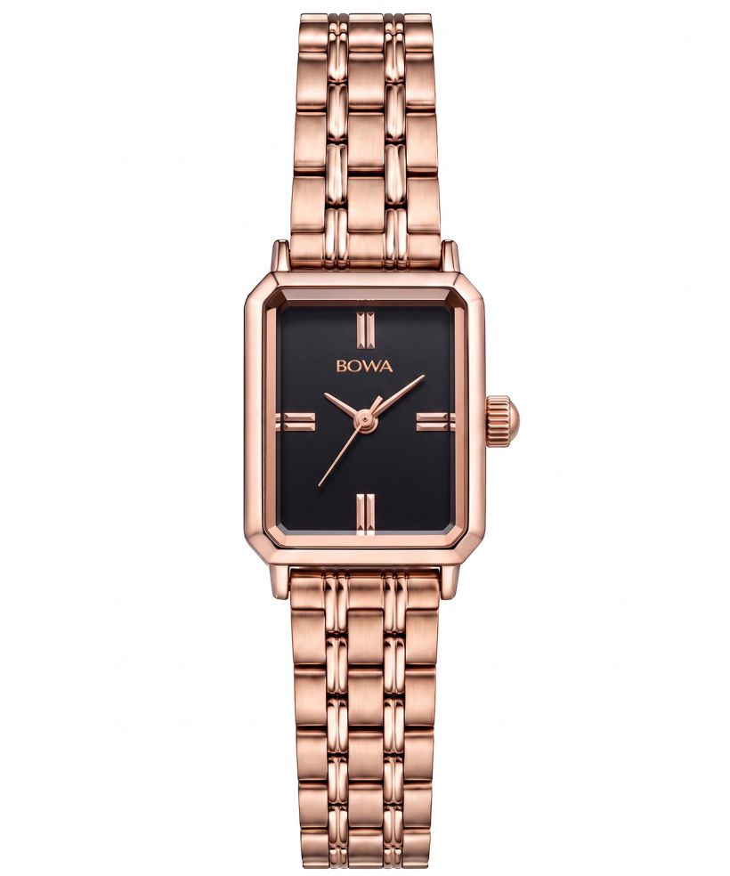 Годинник Жіночий BOWA Venice Petite Black-Rose Gold Steel 20