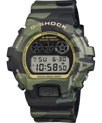 Годинник Чоловічий G-SHOCK 6900 Series Bold Camo Series - Camo And Gold