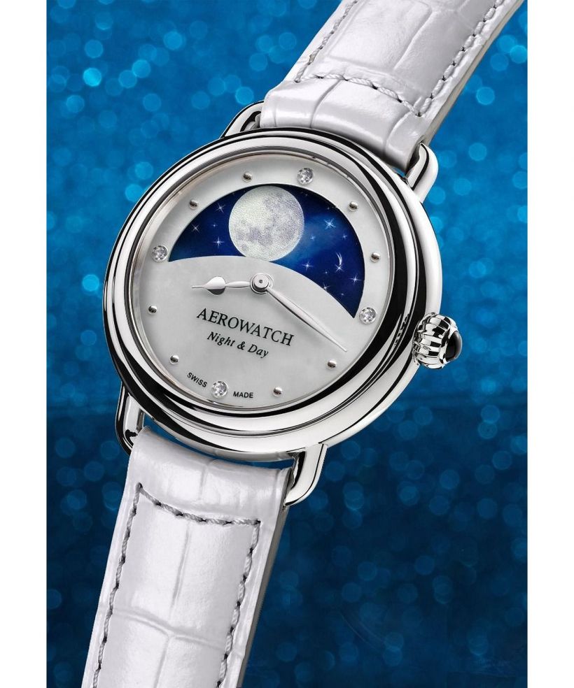 Годинник Жіночий Aerowatch 1942 Night &amp; Day Quartz