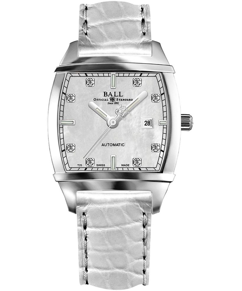 Годинник Жіночий Ball Transcendent Pearl Diamond Automatic