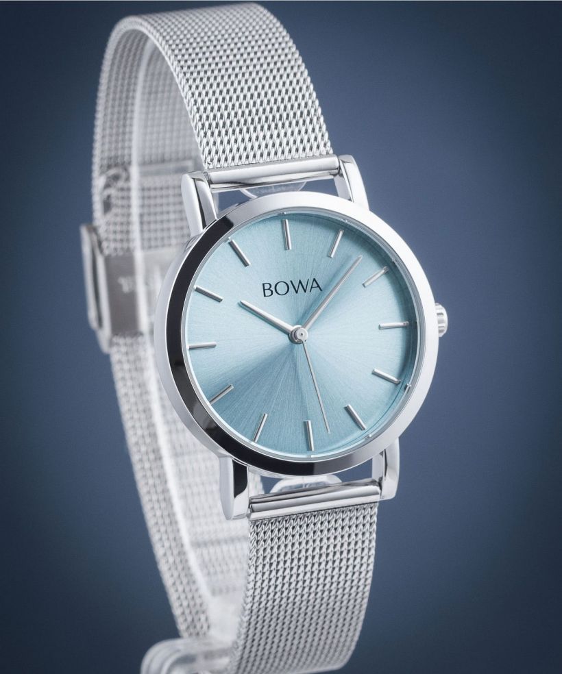 Годинник Жіночий BOWA Tokyo Ice-Blue Silver Mesh 33