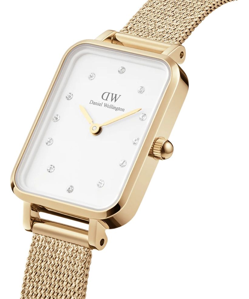 Годинник Жіночий Daniel Wellington Quadro Lumine Pressed Evergold 20