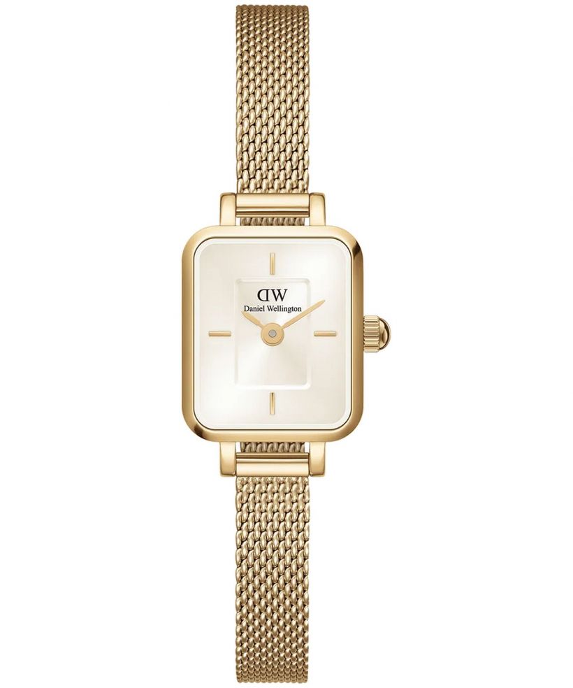 Годинник Жіночий Daniel Wellington Quadro Mini Evergold Champagne 15