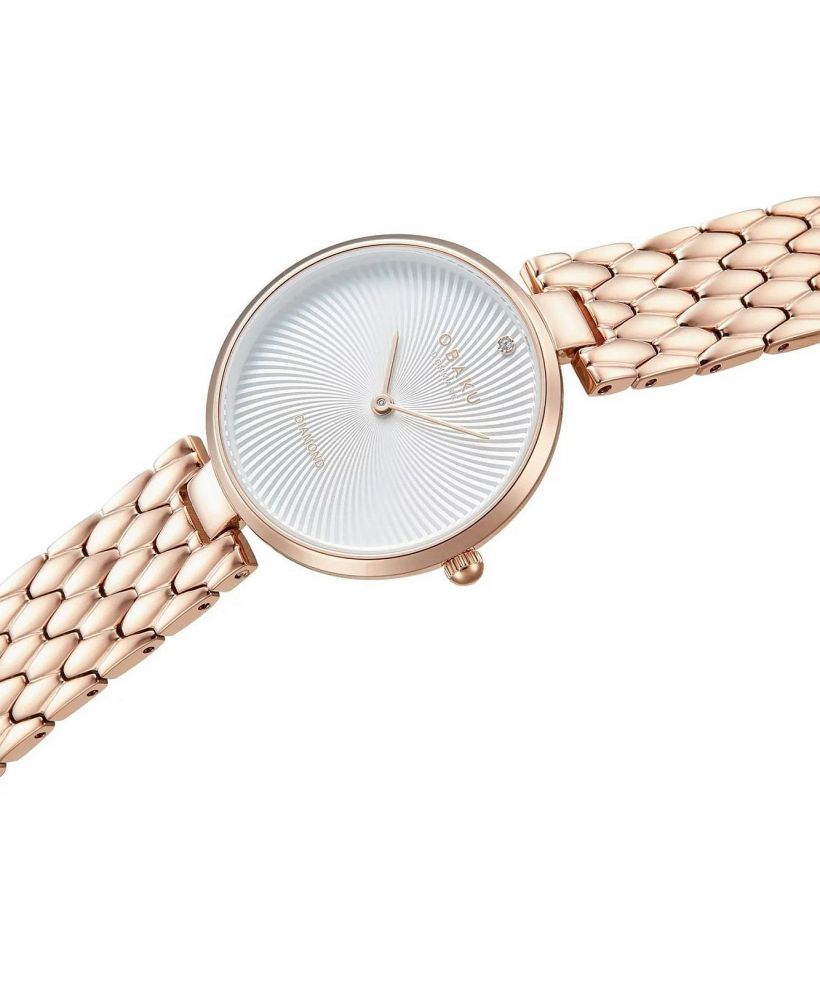 Годинник Жіночий Obaku Diamant Fuchsia