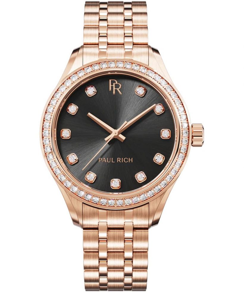 Годинник Жіночий Paul Rich Crystelle Rose Gold Black