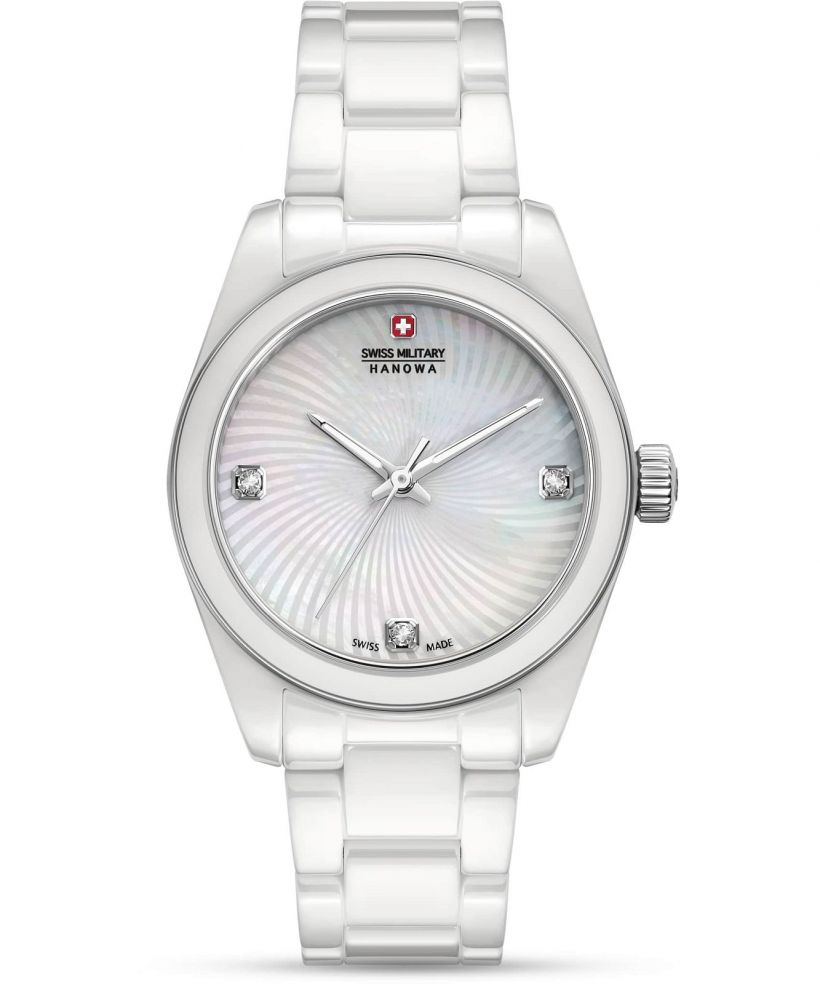 Годинник Жіночий Swiss Military Hanowa Swiss Recruit Lady Diamonds Ceramic
