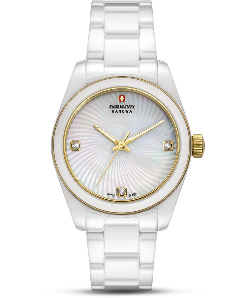 Годинник Жіночий Swiss Military Hanowa Swiss Recruit Lady Diamonds Ceramic