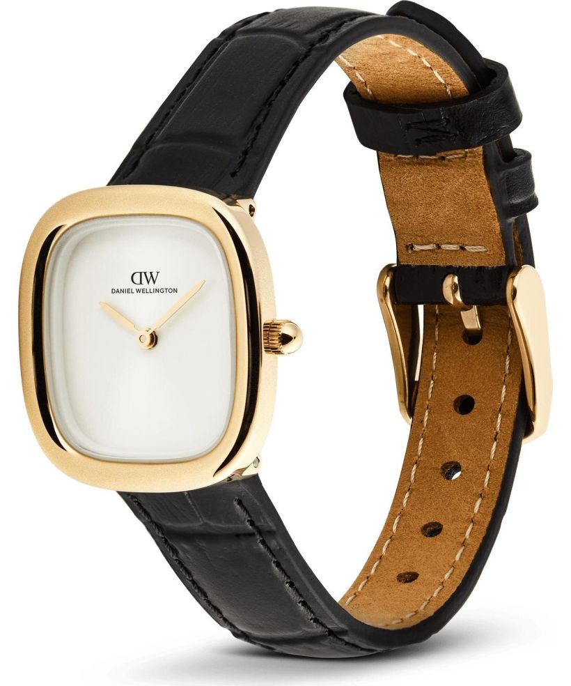 Годинник Жіночий Daniel Wellington Margot Black Croc Gold 24mm