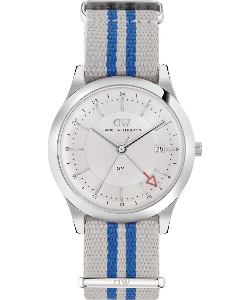 Годинник Чоловічий Daniel Wellington Pathfinder GMT Rowden Frost-White Silver 39mm