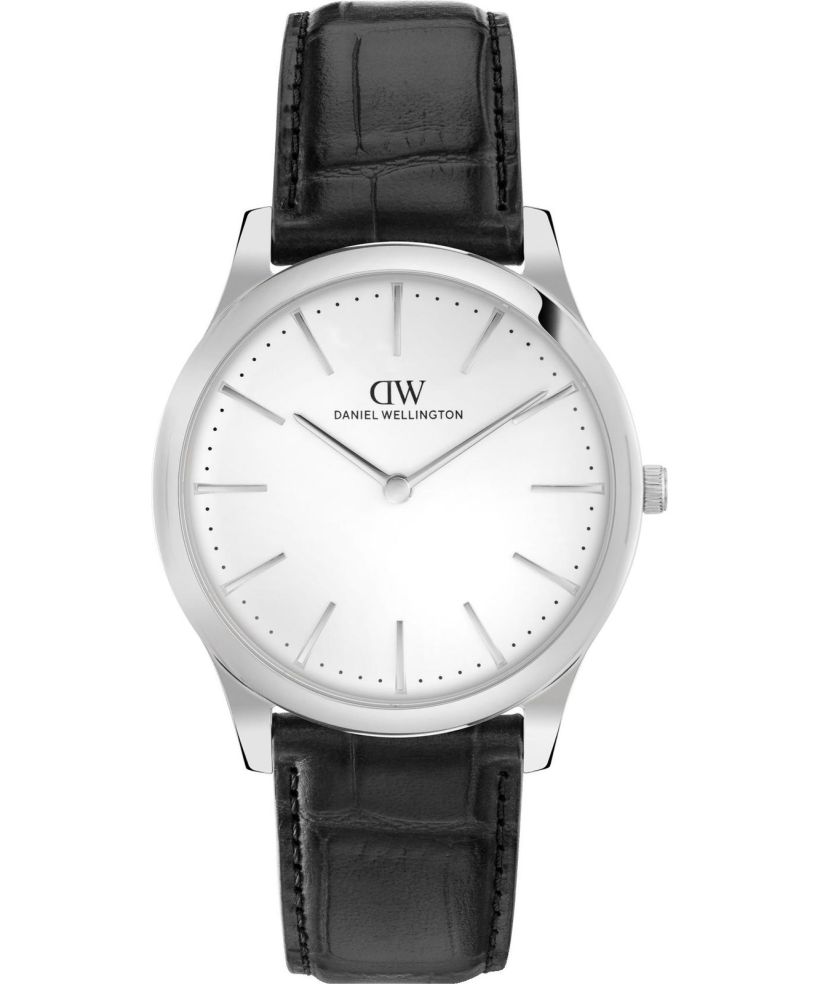 Годинник Чоловічий Daniel Wellington Pathfinder Black-Croc Frost-White Silver 39mm