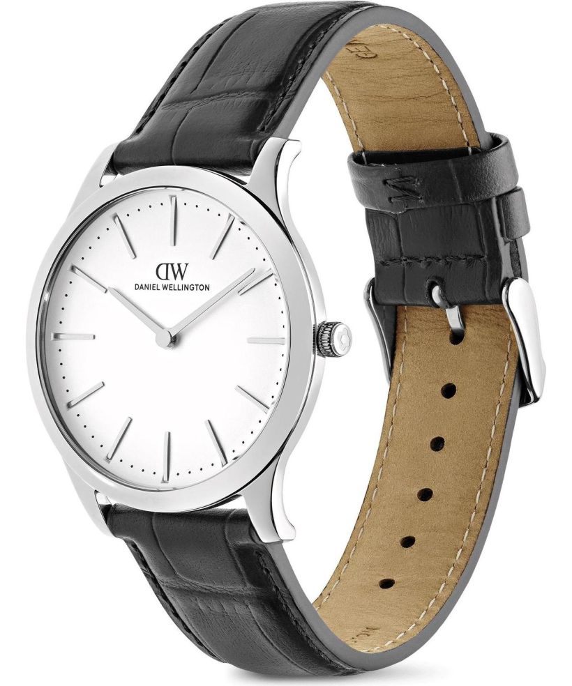 Годинник Чоловічий Daniel Wellington Pathfinder Black-Croc Frost-White Silver 39mm