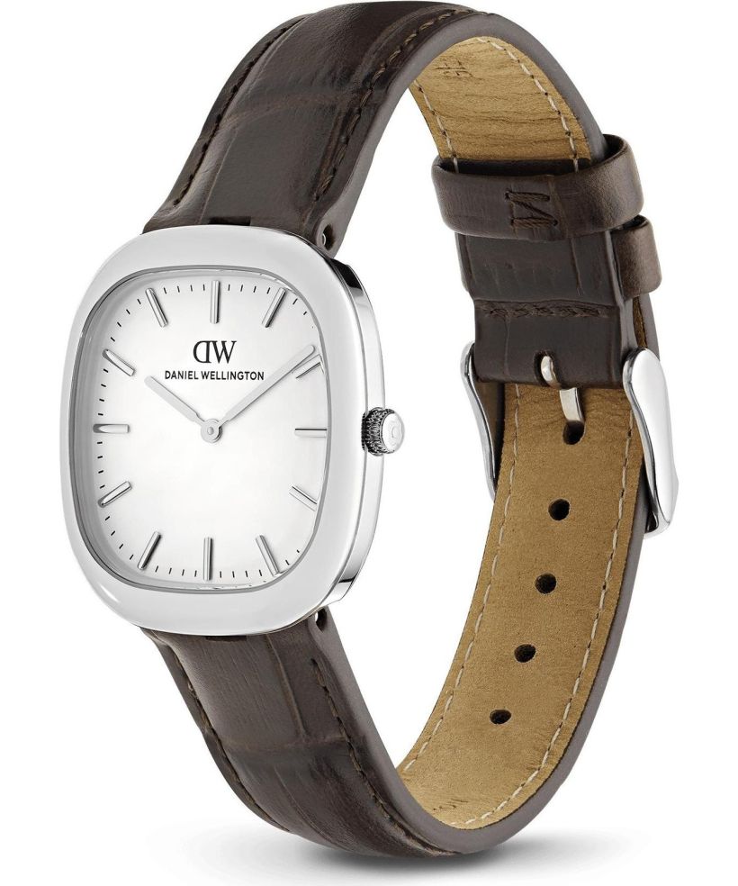 Годинник Жіночий Daniel Wellington Cort Brown Leather Silver 30mm