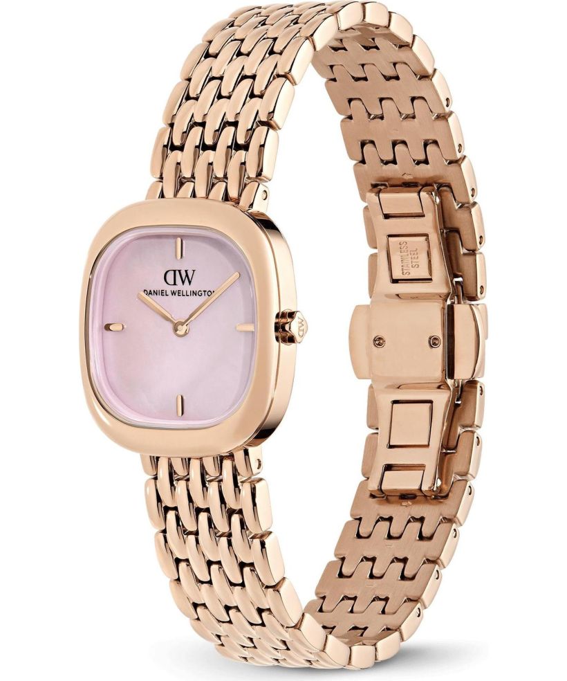 Годинник Жіночий Daniel Wellington Corta Pink MOP Grain-Link Rose Gold 24mm