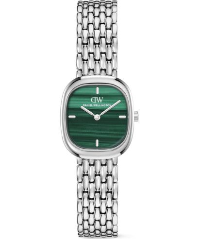 Годинник Жіночий Daniel Wellington Corta Malachite Grain-Link Silver 24mm