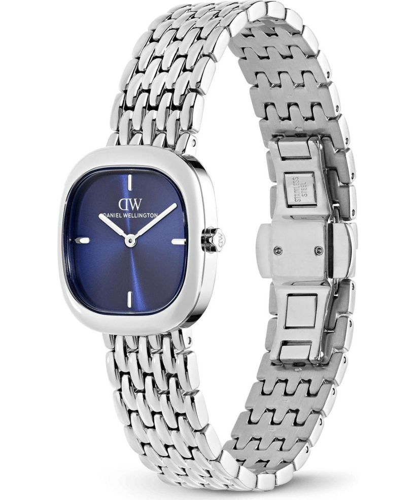Годинник Жіночий Daniel Wellington Corta Royal Blue Grain-Link Silver 24mm