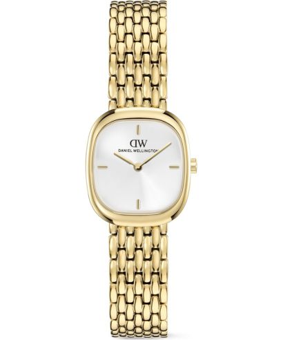 Годинник Жіночий Daniel Wellington Corta White Grain-Link Gold 24mm