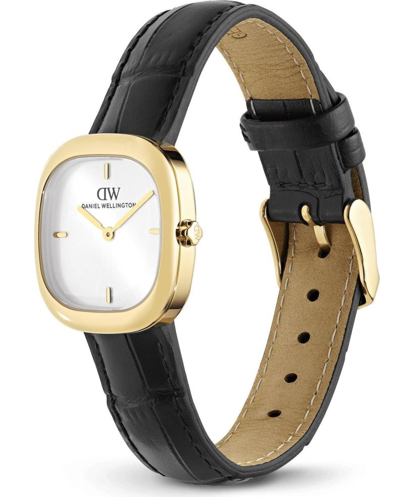 Годинник Жіночий Daniel Wellington Corta Black-Croc Gold 24mm