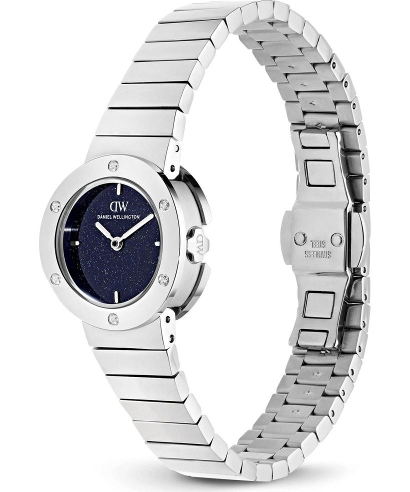 Годинник Жіночий Daniel Wellington Stella Piano-Link Crystal Blue-Sandstone Silver 24mm