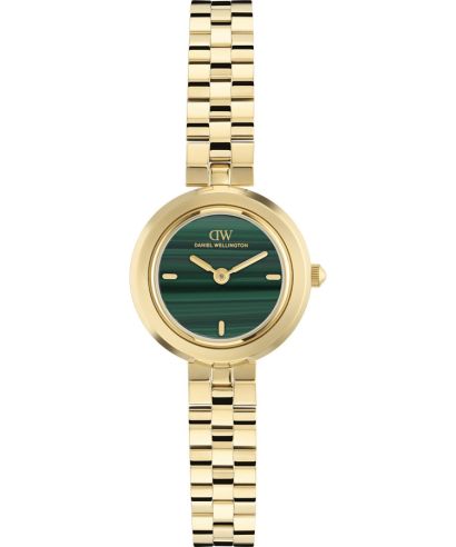 Годинник Жіночий Daniel Wellington Aurea 3-Link Malachite Gold