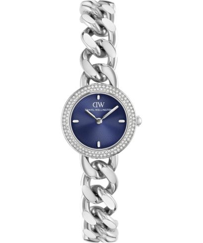 Годинник Жіночий Daniel Wellington Ellips Blue Crystal Silver 26mm