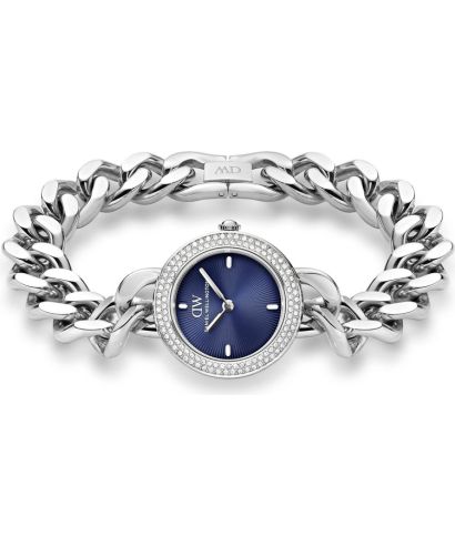 Годинник Жіночий Daniel Wellington Ellips Blue Crystal Silver 26mm
