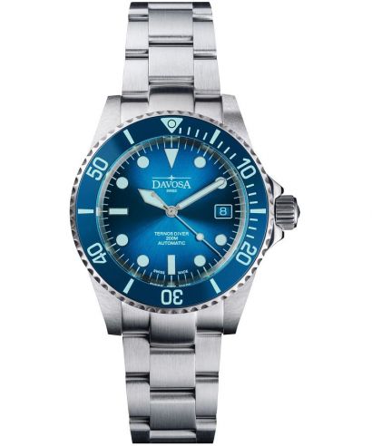 Годинник Чоловічий Davosa Ternos Diver Blue Lagoon Automatic Chronograph Limited Edition