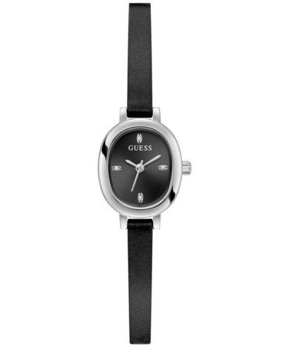 Годинник Жіночий Guess Ladies Black Silver Tone