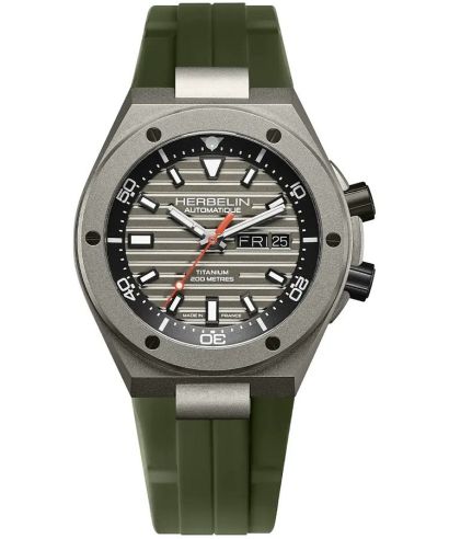 Годинник Чоловічий Herbelin Cap Camarat Automatic Titanium