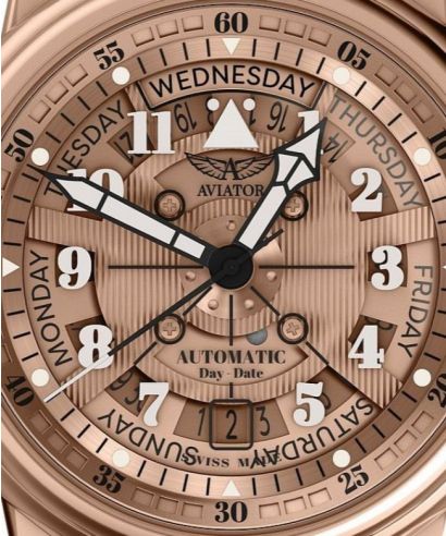 Годинник Чоловічий Aviator Douglas Day-Date Meca 41