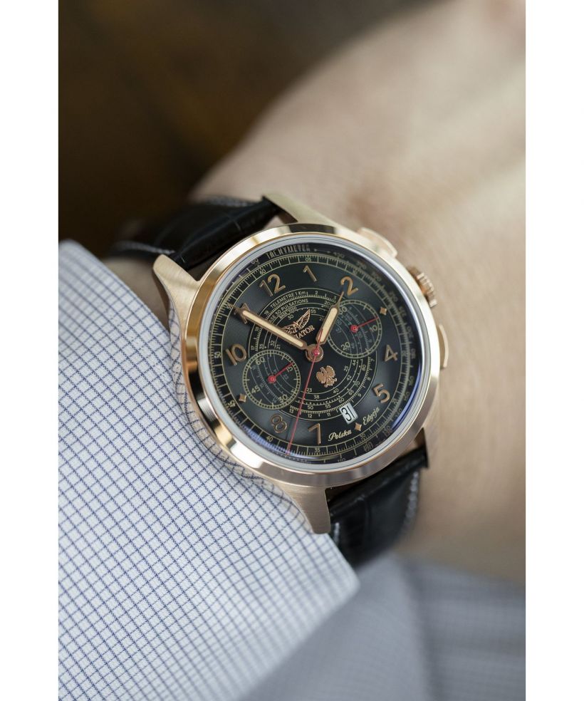 Годинник Чоловічий Aviator Heritage Chronograph Trimeter Limited Edition