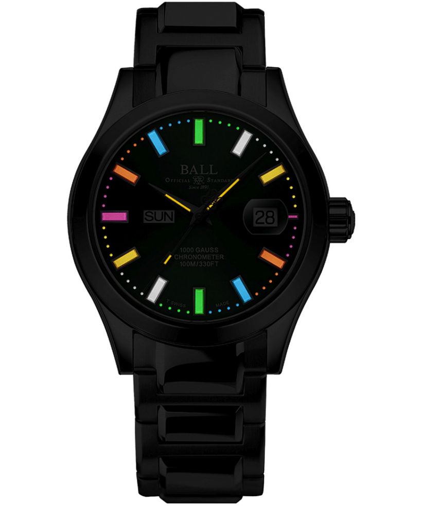 Годинник Чоловічий Ball Engineer III Marvelight Chronometer Day-Date Automatic Limited Edition
