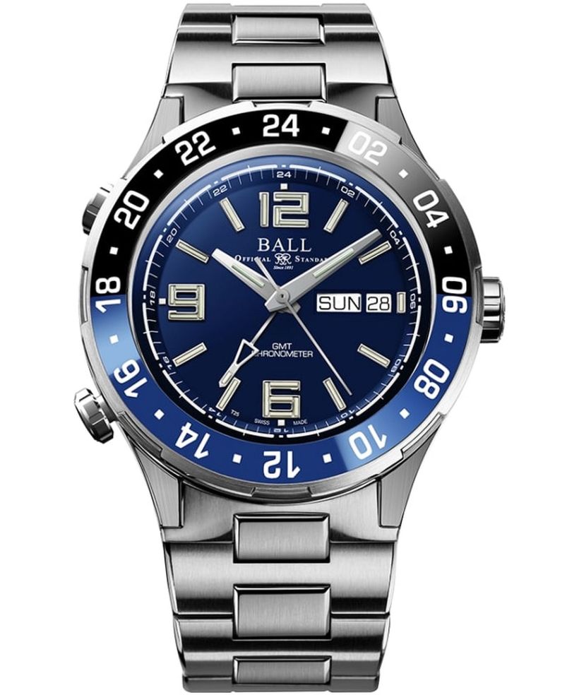 Годинник Чоловічий Ball Roadmaster Marine GMT Titanium Automatic Limited Edition