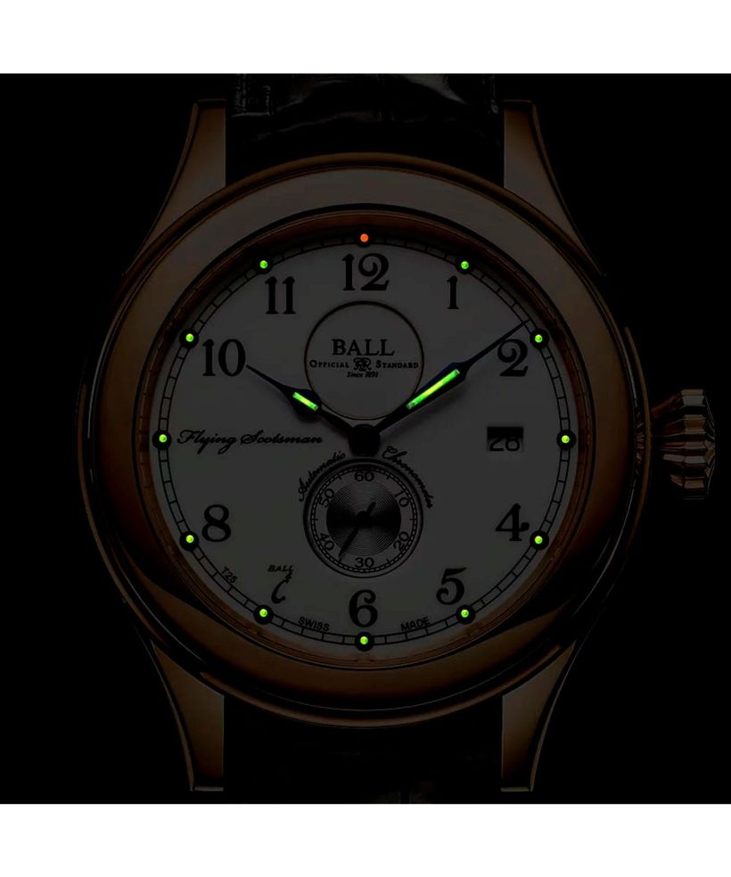 Годинник Чоловічий Ball Trainmaster Flying Scotsman 18K Gold Limited Edition