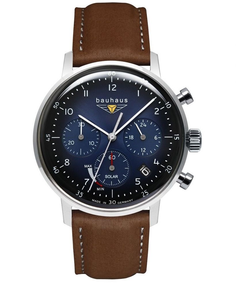 Годинник Чоловічий Bauhaus Classic Power Reserve Solar Chronograph