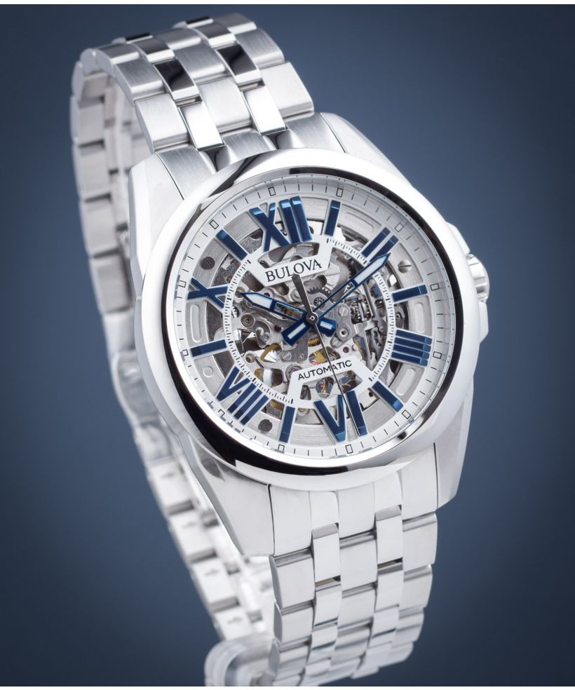 Годинник Чоловічий Bulova Skeleton Automatic Open Heart