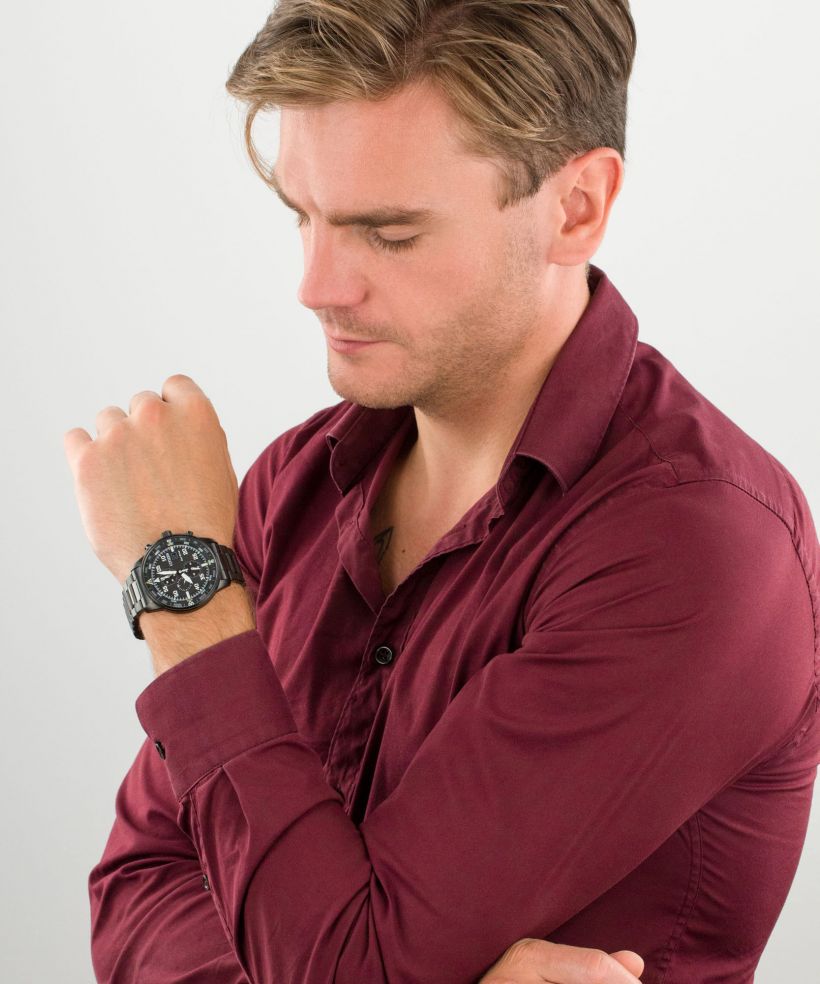 Годинник Чоловічий Citizen Aviator Chrono Eco-Drive