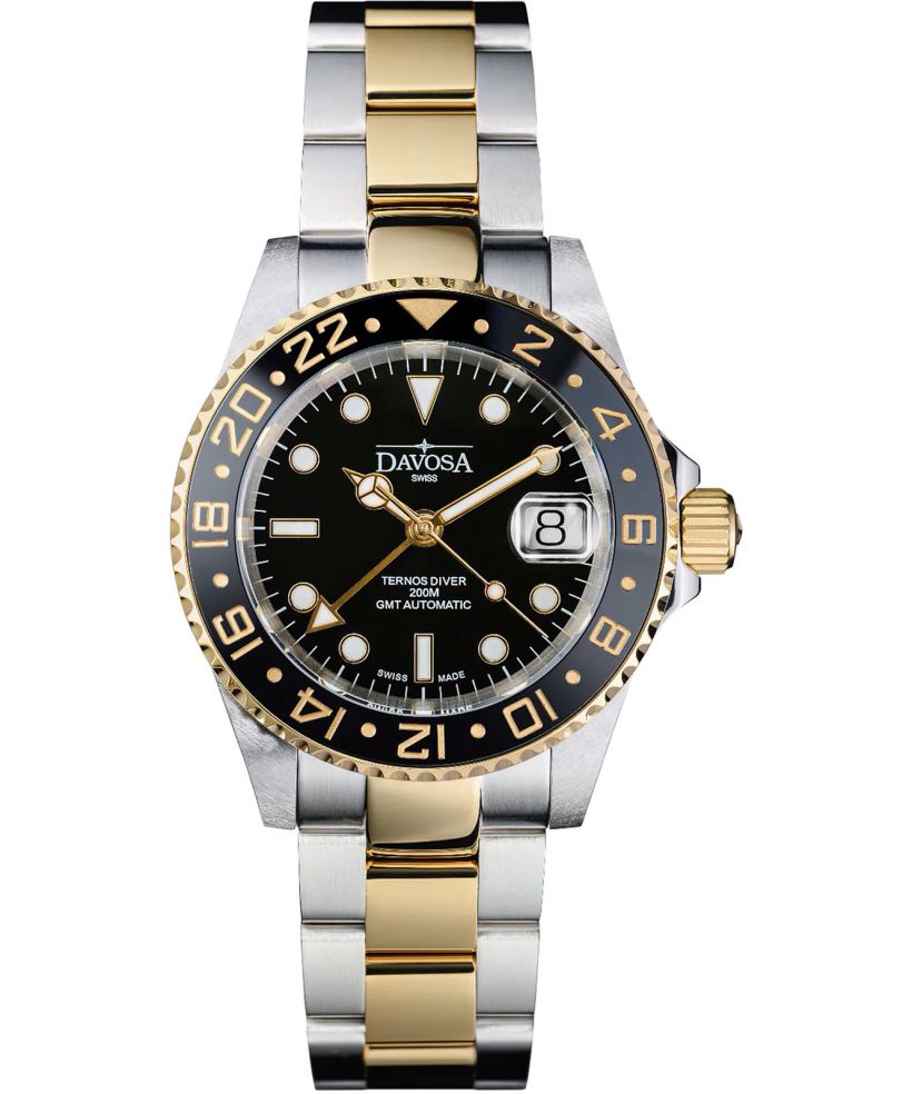 Годинник Чоловічий Davosa Ternos Ceramic Automatic GMT