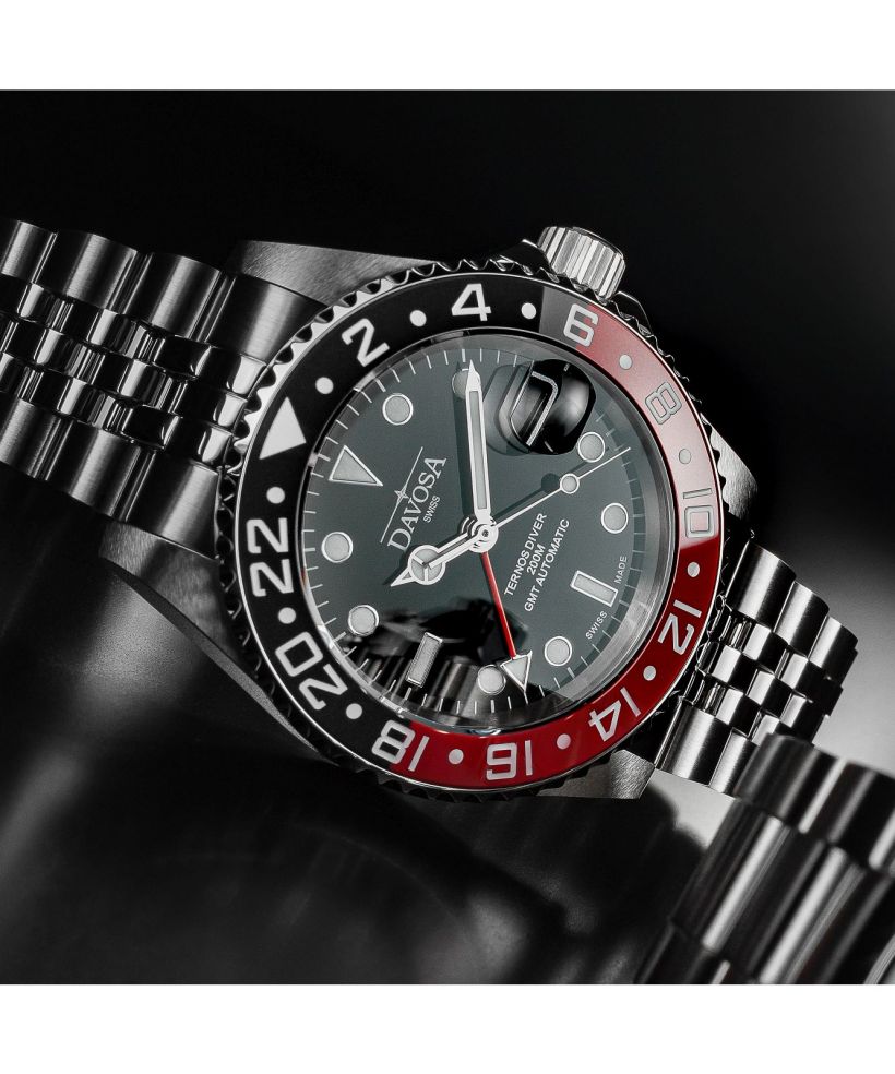 Годинник Чоловічий Davosa Ternos Diver GMT Automatic