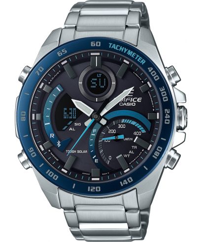 Годинник Чоловічий Casio Edifice Premium Bluetooth Sync LCD Chrono Tough Solar