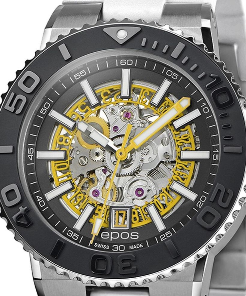 Годинник Чоловічий Epos Sportive Diver Skeleton Automatic