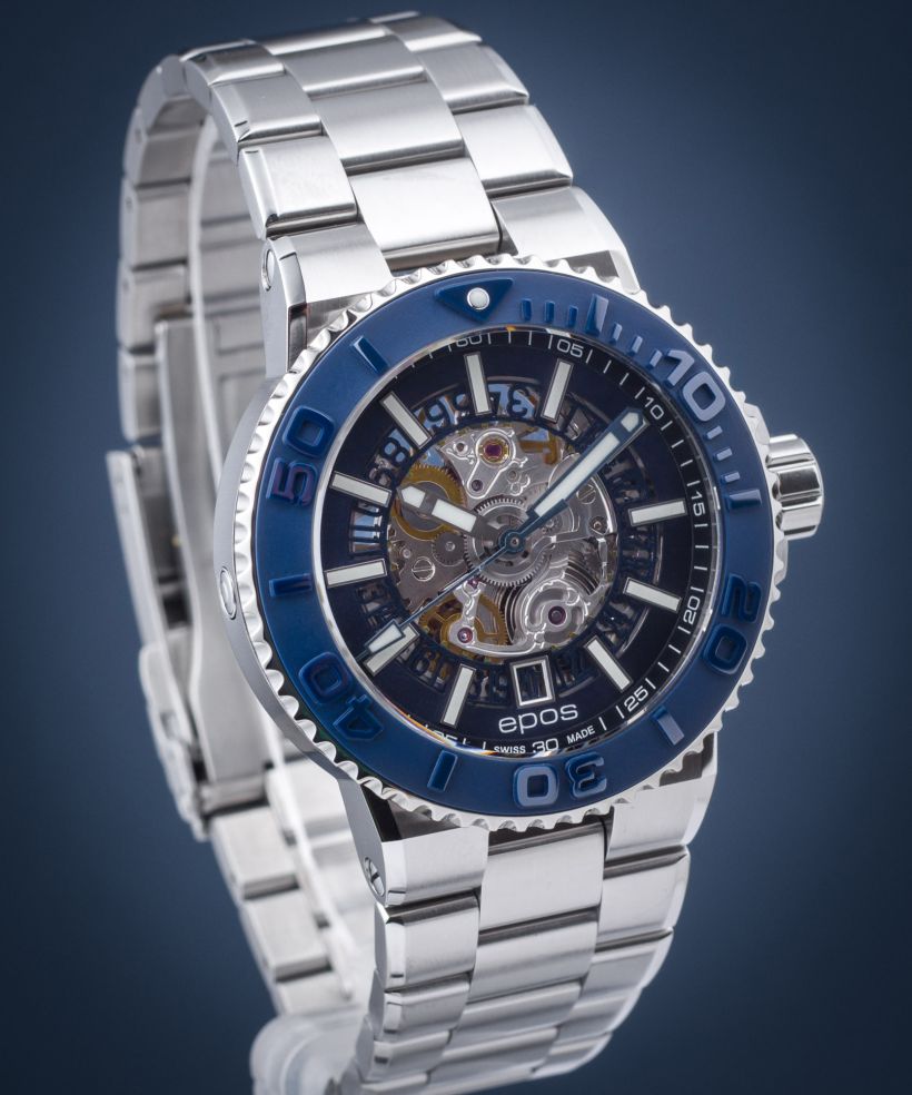 Годинник Чоловічий Epos Sportive Diver Skeleton Automatic