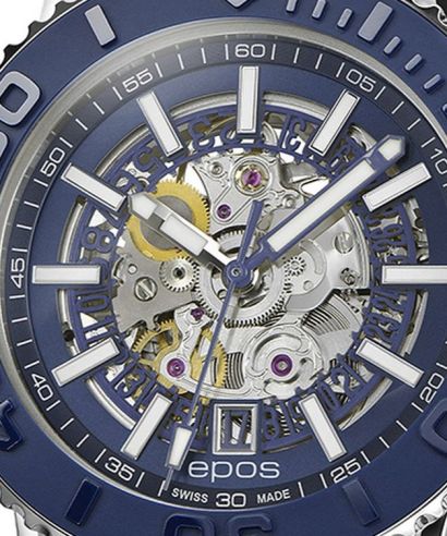 Годинник Чоловічий Epos Sportive Diver Skeleton Automatic