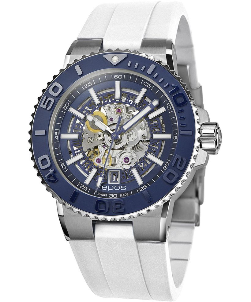 Годинник Чоловічий Epos Sportive Diver Skeleton Automatic