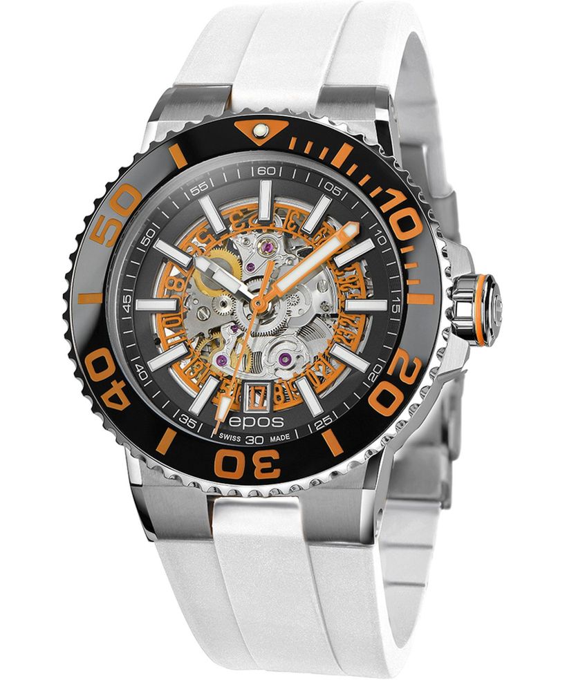 Годинник Чоловічий Epos Sportive Diver Skeleton Automatic