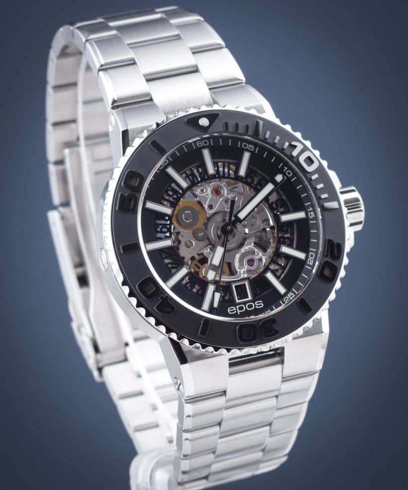 Годинник Чоловічий Epos Sportive Diver Skeleton Automatic