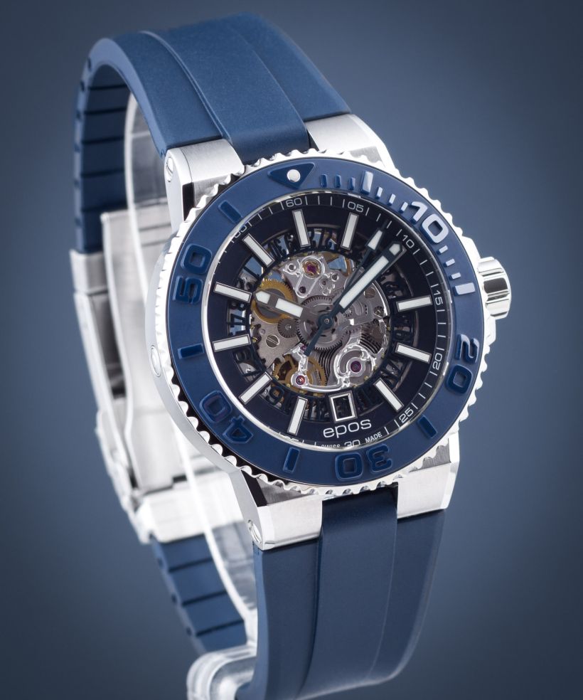 Годинник Чоловічий Epos Sportive Diver Skeleton Automatic