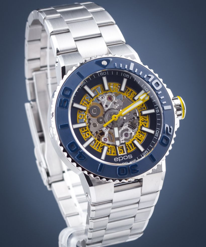 Годинник Чоловічий Epos Sportive Diver Skeleton Automatic